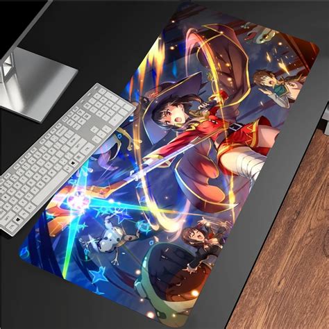 Anime Girl Megumin KonoSuba Large Mat Laptop Gaming Mousepad Anti Slip