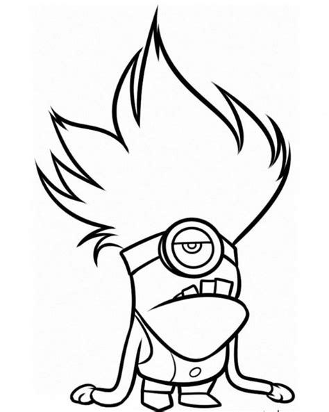 The various elements on the coloring page make this a complex picture. Minion Coloring Pages - Best Coloring Pages For Kids