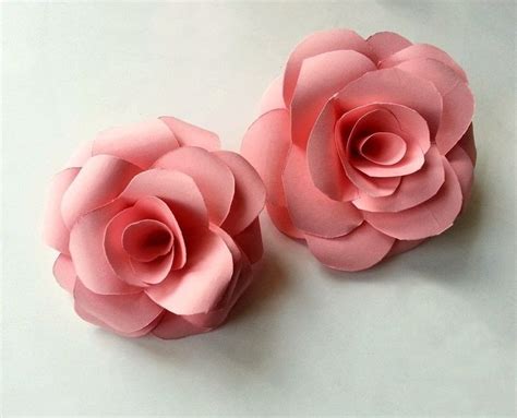 Step 3 unfold the fold you just made. Diy Paper Rose · How To Make A Flowers & Rosettes ...
