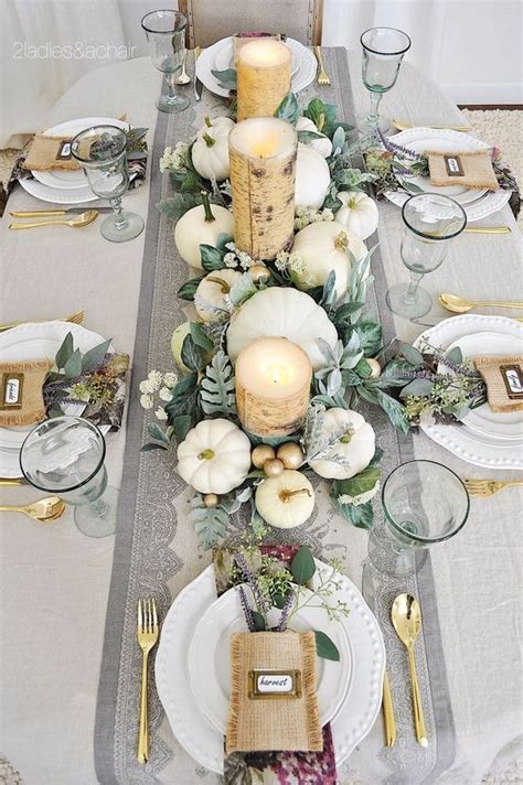 10 Beautiful Decoration Ideas For Thanksgiving Tables - The Unlikely