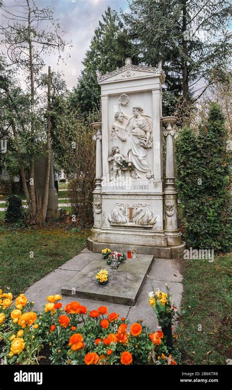 24 March 2017 Vienna Austria Grave Of Composer Musician Franz