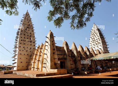 Great Mosque In Sahel Style Mud Architecture Bobo Dioulasso Burkina