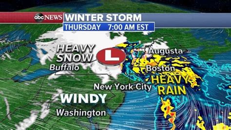 Winter Storm With Heavy Snow And Rain Hitting Northeast As Biggest Lake