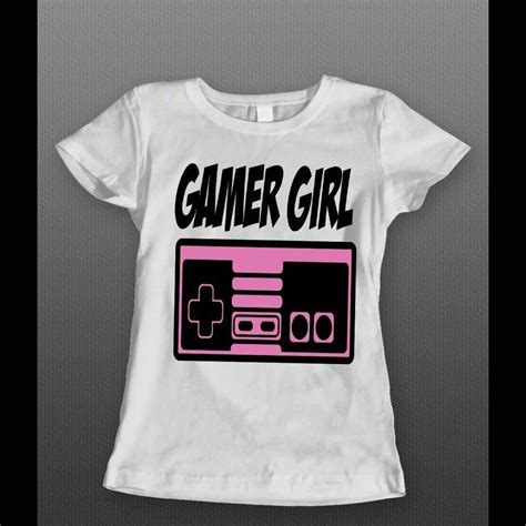 Oldskool Gamer Girl Ladies Shirt Oldskool Shirts