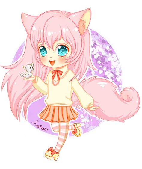 Chibi Fox Girl By Satsuki96 On Deviantart