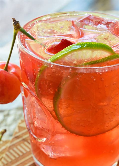 This post is sponsored by vital proteins. Cherry Lime Tequila Cocktail - WonkyWonderful