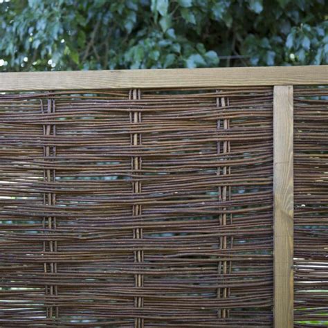 Framed Willow Fence Panels 1800x1800 Mm