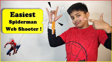 How To Make Easy Spiderman Web Shooter With Paper In 5 Min Really