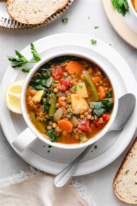 Hearty Vegan Lentil Soup A Delicious 1 Pot Recipe