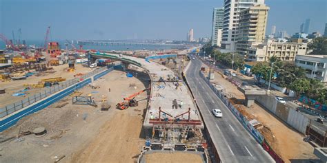 Mumbai Coastal Road Project Reaches Completion Mark Pics Here