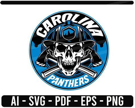 Carolina Panthers Svg Nfl Sports Logo Football Cut File For Etsy