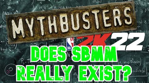 MYTHBUSTERS! Does SBMM really exist? (NBA 2K22 MyTeam) - YouTube