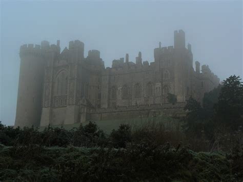 Misty Castle Arundel Castle In The Early Morning Mist Mark Bridge