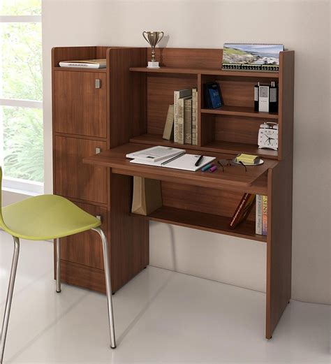 Buy Winner Study Table In Rigato Walnut Finish By Spacewood Online