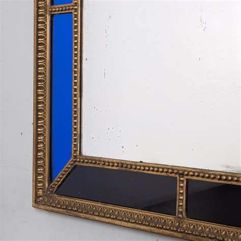 1920s Italian Blue Glass Mirror For Sale At 1stdibs