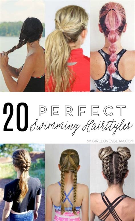 Perfect Swimming Hairstyles To Keep Your Hair Out Of Your Face And Look