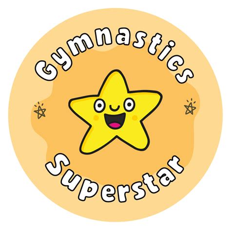 Gymnastics Superstar Reward Stickers — Myclassroom