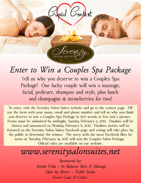 Enter To Win A Valentines Couples Spa Package Visit