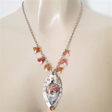 Fire And Ice Necklace Two For Joy Jewelry