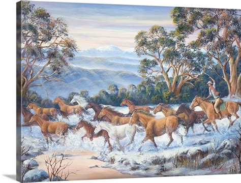 The Man From Snowy River Wall Art Canvas Prints Framed Prints Wall Peels Great Big Canvas