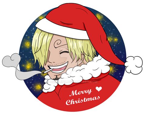 Merry Christmas From Sanji By Xgrelinx On Deviantart