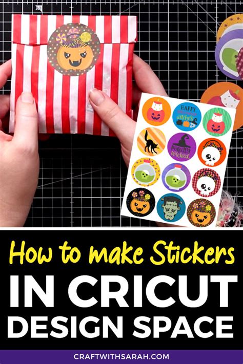 How To Make Stickers In Cricut Design Space Craft With Sarah