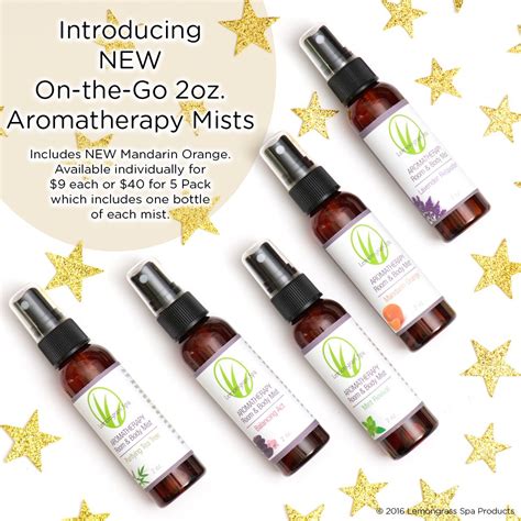 Take Your Favorite Aromatherapy Mists On The Go Made With Certified Organic And Natural