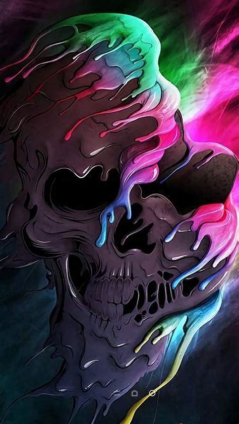 Personalise your desktop, tablet or smartphone with our growing collection of hd images of badass wallpapers and backgrounds. Colourful skull wallpaper by Lolawonder16 - 13 - Free on ...