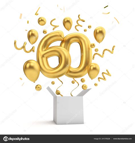 60th Birthday Background Design