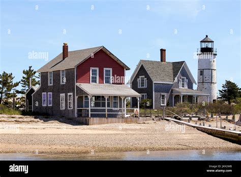 Sandy Neck Colony Cottages And Sandy Neck Lighthouse Cape Cod