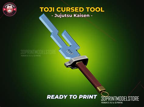 Jujutsu Toji Cursed Tool Weapon 3d Print Model Stl File Etsy