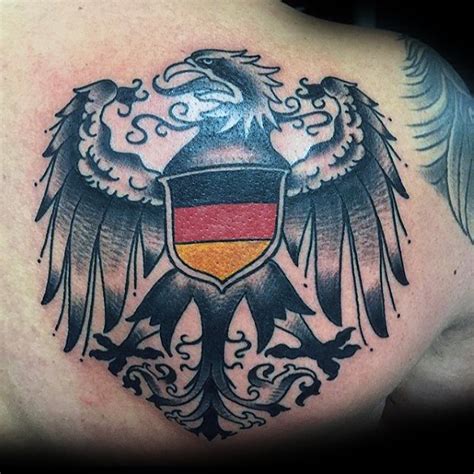 50 Desenhos Alemães Da Tatuagem Da águia Para Homens Ideias Da Tinta