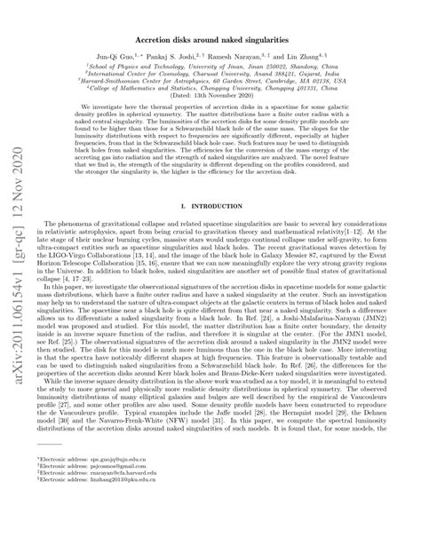 PDF Accretion Disks Around Naked Singularities