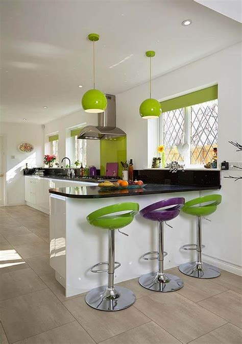 Beautiful Lime Green Interior Design Proper Home Green Kitchen