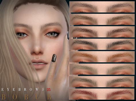 The Sims Resource Bobur Eyebrows 25