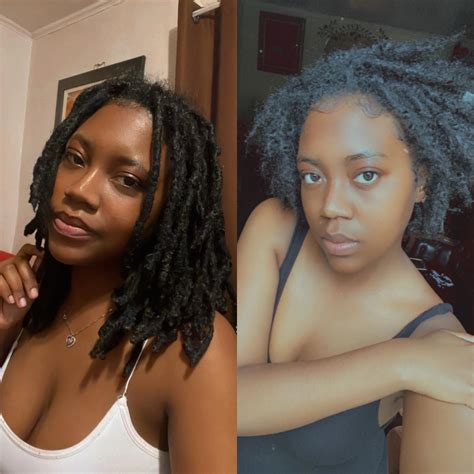 Now Vs Then Im Still In So Much Shock Seeing How My My Hair Has Grown 🥰 Pic On The Left Is Now