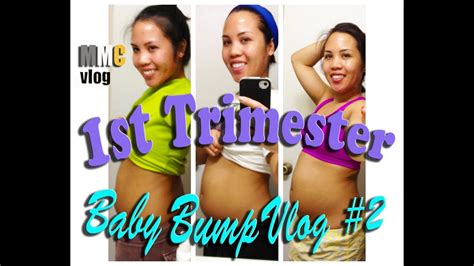 First Trimester Baby Bump Vlog 2 Mmcvlog Youtube
