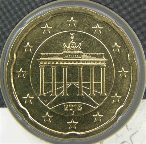 Germany 20 Cent Coin 2015 J Euro Coinstv The Online Eurocoins