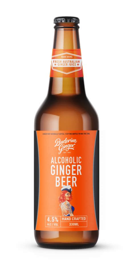 ALCOHOLIC GINGER BEER 330ML Buderim Ginger