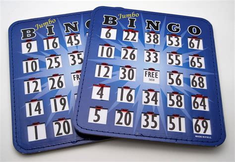 Bingo Jumbo Slide Card Pack Of 10 Blue In 2021 Pack Of Cards Bingo