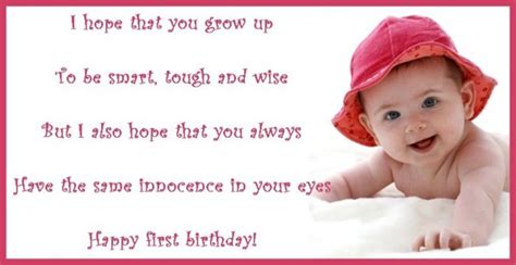 50 First Birthday Wishes Poems And Messages Holidappy