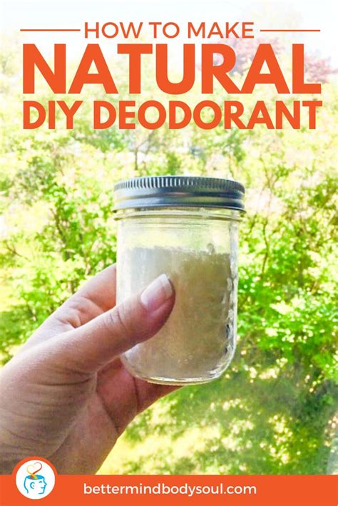 How To Make Natural Diy Deodorant Diy Deodorant Diy Natural