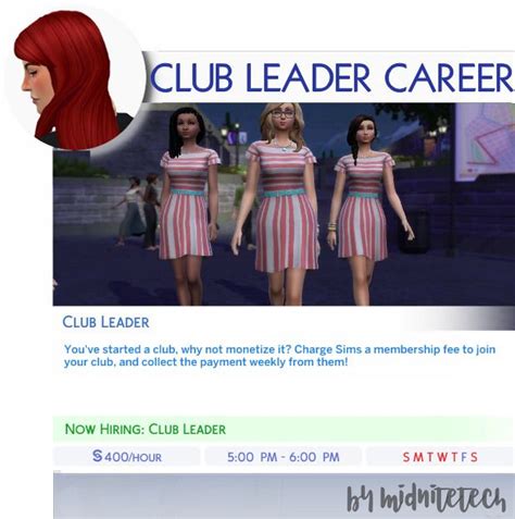 🎟️club Leader Career Teens And Adults🎟️ This Is Just A One Level Career