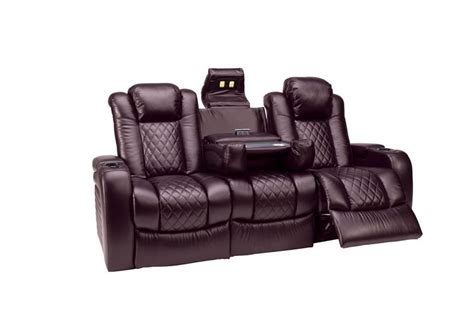 Newton Dual Power Reclining Sofa With Drop Down Table At Gardner White