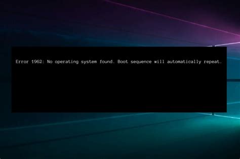 Error No Operating System Found Easy Fixes