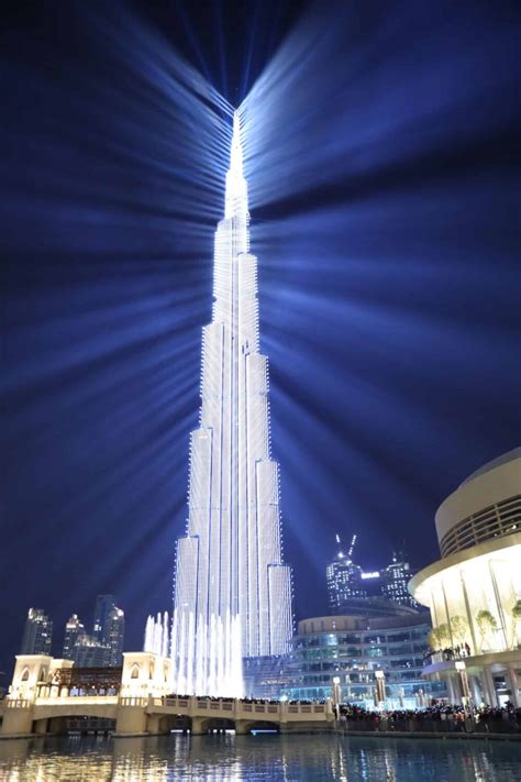 Burj Khalifa Led Light Show Mclaren Engineering Group