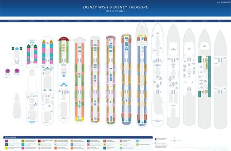 Deck Plans Disney Wish And Disney Treasure • The Disney Cruise Line Blog