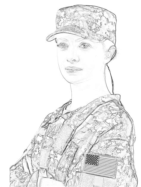 Army Coloring Pages For Adults