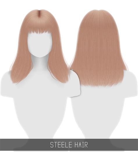 Simpliciaty Steele Hair ~ Sims 4 Hairs