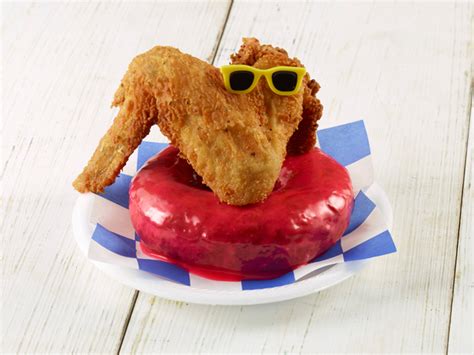 Texas State Fair Food Finalists Include A Fried Chicken Wing Wearing Sunglasses Sitting In A Big